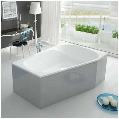 Hoesch Spectra Bañera - Trapezoidal, 1800x1200mm, Blanco, Derecha Hoesch Spectra Bañera - Trapezoidal, 1800x1200mm, Blanco, Derecha
