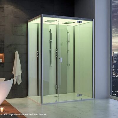 Hoesch SensePerience Rechteckiges Dampfbad - Rechts, Ohne Duschwanne Hoesch SensePerience Rechteckiges Dampfbad - Rechts, Ohne Duschwanne