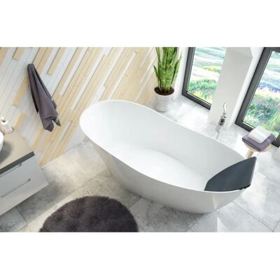 Hoesch Namur Lounge Freistehende Badewanne - 1900x900 - Weiß Matt Hoesch Namur Lounge Freistehende Badewanne - 1900x900 - Weiß Matt