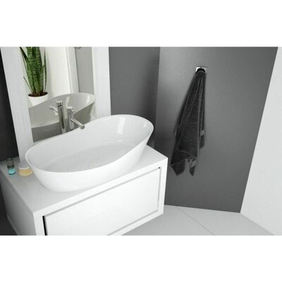 Lave-mains mural Hoesch Namur Lounge - 50x30cm - Blanc Mat - Publicité Lave-mains mural Hoesch Namur Lounge - 50x30cm - Blanc Mat - Publicité