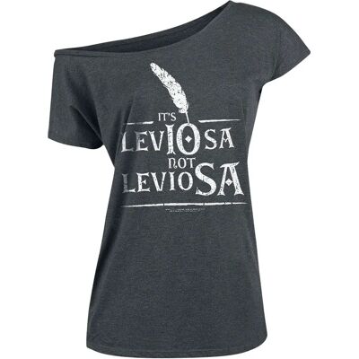 Harry Potter Leviosa - Kurzes T-Shirt - Dunkelgrau meliert - Produkttyp Harry Potter Leviosa - Kurzes T-Shirt - Dunkelgrau meliert - Produkttyp