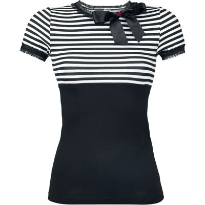 Pussy Deluxe Modell Stripey Kurzarm T-Shirt - Damen Pussy Deluxe Modell Stripey Kurzarm T-Shirt - Damen