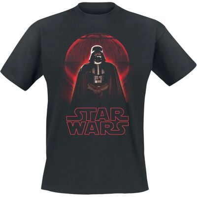 Star Wars Darth Vader Death Star T-Shirt - Kurzarm - Regulär Fit Star Wars Darth Vader Death Star T-Shirt - Kurzarm - Regulär Fit