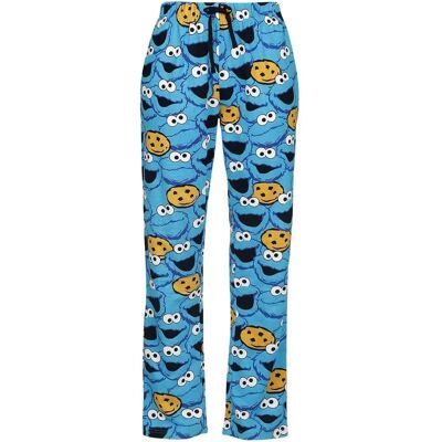 Sesame Street Cookie Monster - Gesicht - Pyjamahosen - S bis 3XL Sesame Street Cookie Monster - Gesicht - Pyjamahosen - S bis 3XL