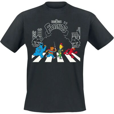 Sesame Street Ernie, Bert, Cookie Monster, Elmo - Come Together - T-Shirt - schwarz Sesame Street Ernie, Bert, Cookie Monster, Elmo - Come Together - T-Shirt - schwarz