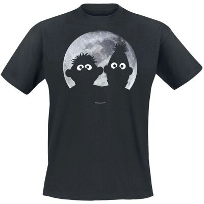 Sesame Street Ernie und Bert Moonnight Kurzarm T-Shirt Sesame Street Ernie und Bert Moonnight Kurzarm T-Shirt