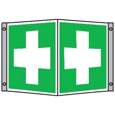 Safetymarking Signal d'urgence E003 First Aid Aluminium 200x200mm - Publicité Safetymarking Signal d'urgence E003 First Aid Aluminium 200x200mm - Publicité