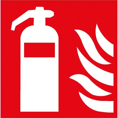 SafetyMarking Feuerlöscher Schild Aluminium 200x200 mm - Brandschutzschild SafetyMarking Feuerlöscher Schild Aluminium 200x200 mm - Brandschutzschild