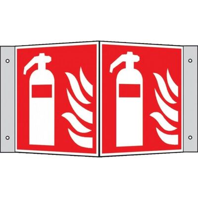 Magni Feuerlöscher-Schild - Winkel, Langnachleuchtend, 200x200mm - Brandschutzschild Magni Feuerlöscher-Schild - Winkel, Langnachleuchtend, 200x200mm - Brandschutzschild