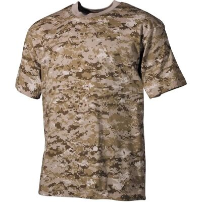 MFH Digital Desert - 100% bawełna - 170 g/m2 - US Army - T-shirt MFH Digital Desert - 100% bawełna - 170 g/m2 - US Army - T-shirt