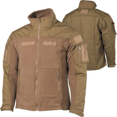 MFH Gevonden Combat Coyote Fleecejacke - Tactische Buitenkleding MFH Gevonden Combat Coyote Fleecejacke - Tactische Buitenkleding