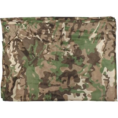 MFH - Military & Adventure 50319 Telo mimetico impermeabile - Tarp MFH - Military & Adventure 50319 Telo mimetico impermeabile - Tarp