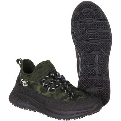 Fox Outdoor - Buty Outdoor Sneakers - Zielone Camouflage - Sneakers Fox Outdoor - Buty Outdoor Sneakers - Zielone Camouflage - Sneakers