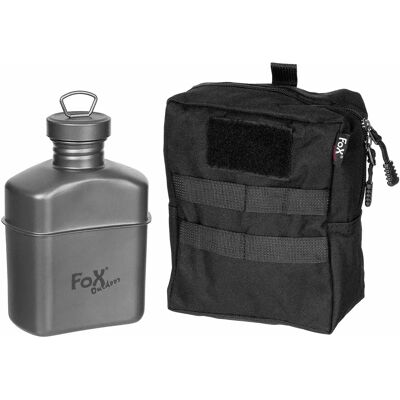 MFH - Fox Outdoors Titanflaska 1L skruvkork - Flaska MFH - Fox Outdoors Titanflaska 1L skruvkork - Flaska