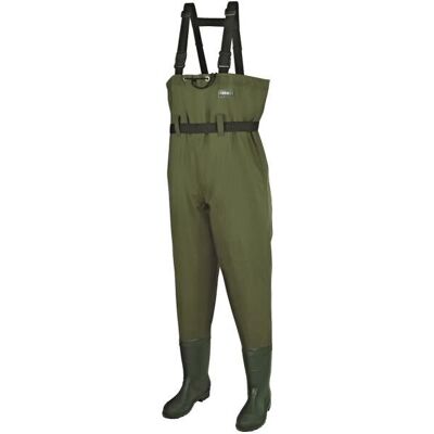 DAM Hydroforce Nylon Taslan Brustwathosen Grün 46-2XL - Waders DAM Hydroforce Nylon Taslan Brustwathosen Grün 46-2XL - Waders