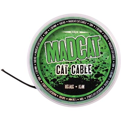 Madcat cuerda nylon - Negro 1.35mm - 160kg Madcat cuerda nylon - Negro 1.35mm - 160kg