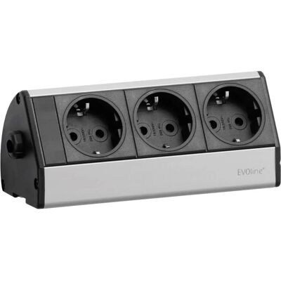 Evoline, Multiprise 3 prises - Power Strip - Publicité Evoline, Multiprise 3 prises - Power Strip - Publicité