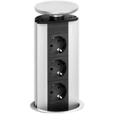 Evoline 93100001 Presa multipla - 3 uscite, Schuko, 3 m Evoline 93100001 Presa multipla - 3 uscite, Schuko, 3 m