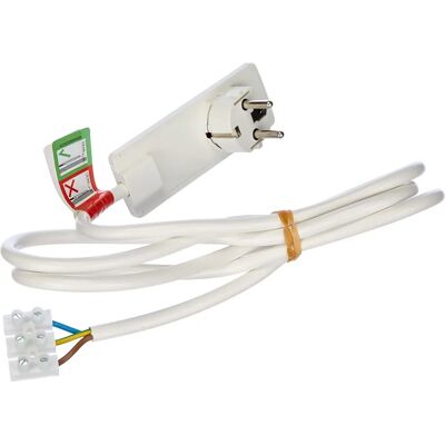 Schulte Elektrotechnik Strömkabel - 151000151300 - Vit Schulte Elektrotechnik Strömkabel - 151000151300 - Vit