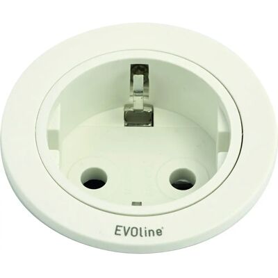 Evoline - 159280004300 Presa da incasso Bianca - Multipresa Evoline - 159280004300 Presa da incasso Bianca - Multipresa