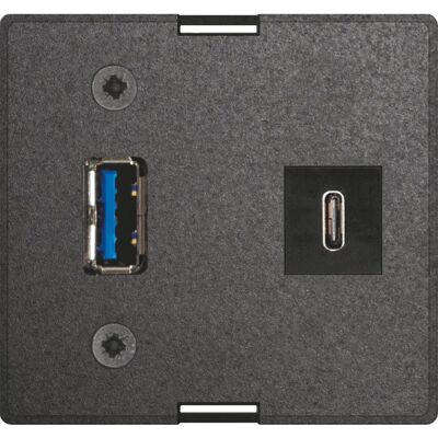 Evoline Modulo presa USB C & A - Presa di corrente Evoline Modulo presa USB C & A - Presa di corrente
