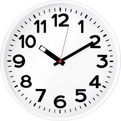 EuroTime 82321 Wandklok - Quartz, 40cm, Wit EuroTime 82321 Wandklok - Quartz, 40cm, Wit