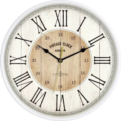 EuroTime 81748-07 Wandklok - Quarts - 30.5 cm - Wit EuroTime 81748-07 Wandklok - Quarts - 30.5 cm - Wit