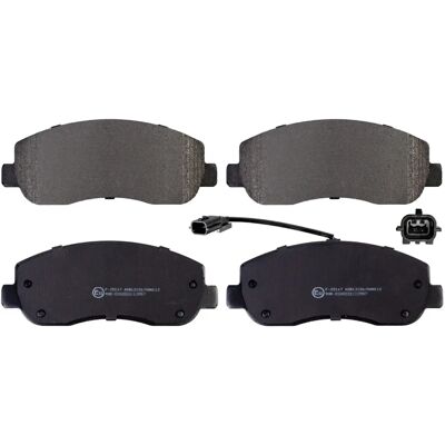 SWAG 60 91 6845 - Set pastiglie freno asse anteriore con indicatore di usura SWAG 60 91 6845 - Set pastiglie freno asse anteriore con indicatore di usura
