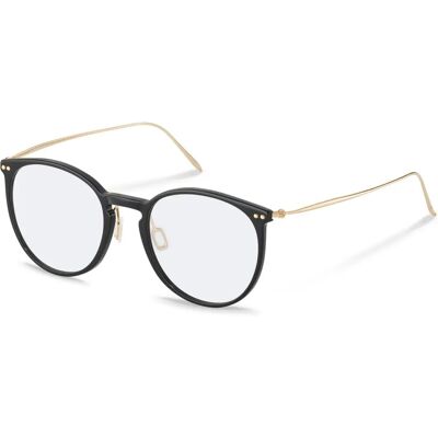 Rodenstock R7135 A000 Czarny, Złoty Oprawki - Oprawki Rodenstock R7135 A000 Czarny, Złoty Oprawki - Oprawki