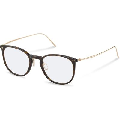 Rodenstock R7136 - Ciemna Havana, Złoty - 52/21/140 - Oprawki do okularów Rodenstock R7136 - Ciemna Havana, Złoty - 52/21/140 - Oprawki do okularów