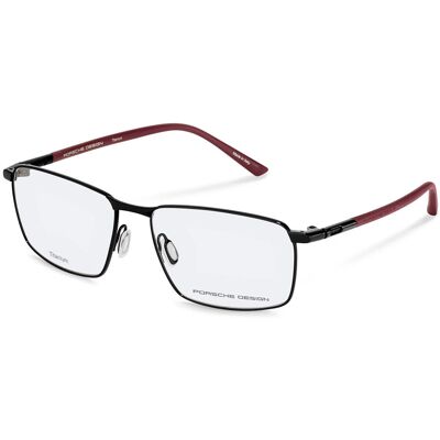 Porsche Design P8766 A000 nero/rosso - Montature Porsche Design P8766 A000 nero/rosso - Montature