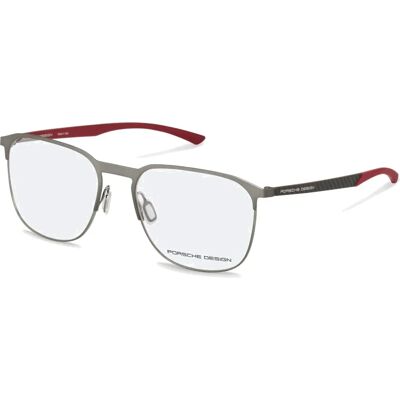 Porsche Design P8771 C000 Gris Foncé/Rouge Foncé - Monture de lunettes - Publicité Porsche Design P8771 C000 Gris Foncé/Rouge Foncé - Monture de lunettes - Publicité