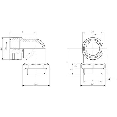 Lapp Kabel Rwv-M 32X1,5 - Kabelverschraubung Lapp Kabel Rwv-M 32X1,5 - Kabelverschraubung