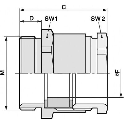 Lapp Kabel Lapp Skindicht Svrn-M 12X1,5/7/6 - Kabelverschraubung Lapp Kabel Lapp Skindicht Svrn-M 12X1,5/7/6 - Kabelverschraubung