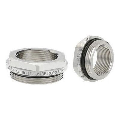 LAPP 52104573 Kabelverschraubung Reduzierung aus Stahl Messing Nickel LAPP 52104573 Kabelverschraubung Reduzierung aus Stahl Messing Nickel