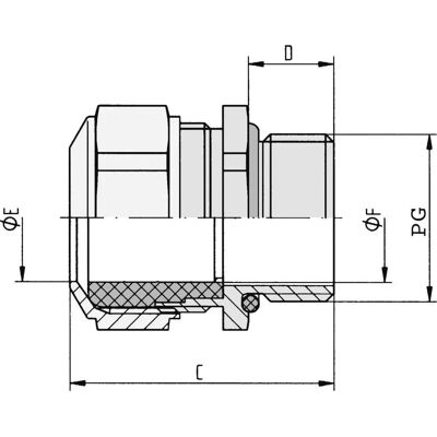 LappKabel LAPP SKINDICHT CN PG 13,5 - Kabelverschraubung LappKabel LAPP SKINDICHT CN PG 13,5 - Kabelverschraubung
