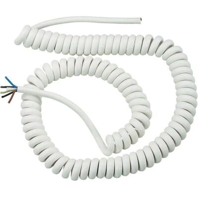 Lapp Spiral Kabel X05VVH8-F 1000-3000mm 3 G Hvid - Spiral Kabel Lapp Spiral Kabel X05VVH8-F 1000-3000mm 3 G Hvid - Spiral Kabel