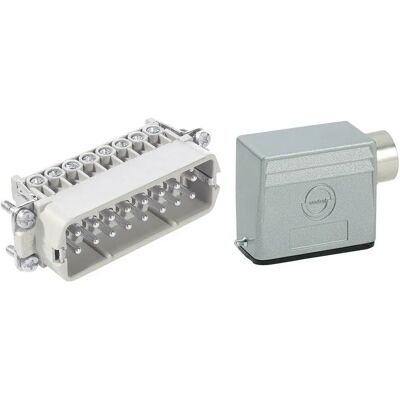 Kit connecteur EPIC H-A 16 SS TS M20 - Boîtier latéral métallique - Kit de connecteurs électriques Kit connecteur EPIC H-A 16 SS TS M20 - Boîtier latéral métallique - Kit de connecteurs électriques