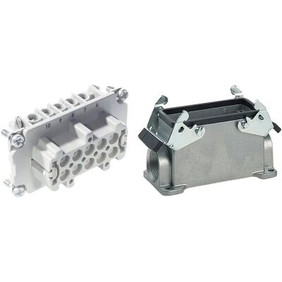Kit connecteur EPIC KIT H-BE 10 LappKabel 75009643 10 + PE à vis 1 set Kit connecteur EPIC KIT H-BE 10 LappKabel 75009643 10 + PE à vis 1 set