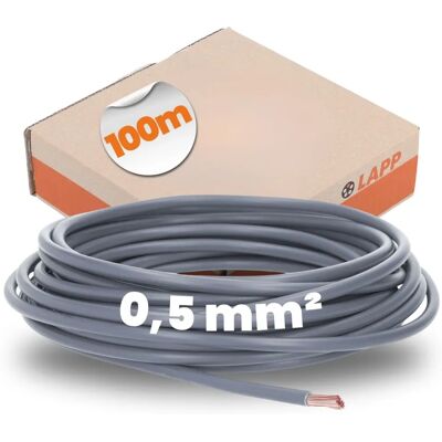 Câble PVC Gris LAPP 4510061 - 0,5mm² - 100m - Câblage flexible - Publicité Câble PVC Gris LAPP 4510061 - 0,5mm² - 100m - Câblage flexible - Publicité