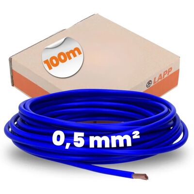 Lapp Kabel Kopparkabel 0,50mm² Blå - Elektrisk Kabel Lapp Kabel Kopparkabel 0,50mm² Blå - Elektrisk Kabel