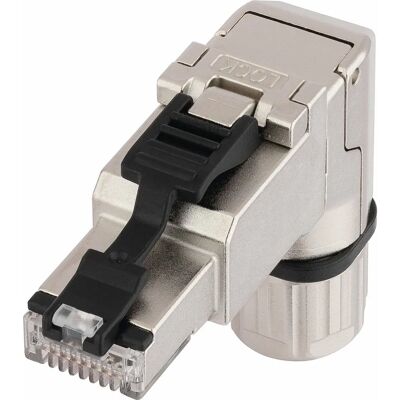 Lapp Ethernet-kontakt - RJ45, vinklad, silver Lapp Ethernet-kontakt - RJ45, vinklad, silver