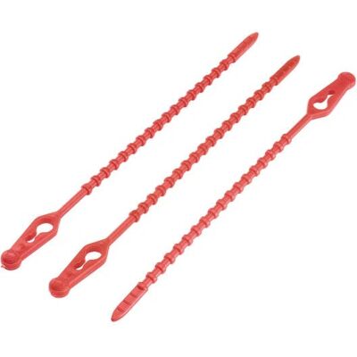 Lapp 61710041 Polyethylen Beaded Kabelbinder - 240mm Rot - Kabelbinder Lapp 61710041 Polyethylen Beaded Kabelbinder - 240mm Rot - Kabelbinder