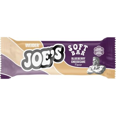 Weider Joe's Soft Bar - Blueberry Cheesecake - 12x50g Weider Joe's Soft Bar - Blueberry Cheesecake - 12x50g