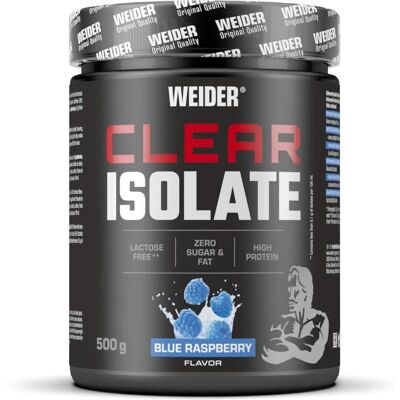 Weider Blue Raspberry Clear Isolate 500g - Protein Powder Weider Blue Raspberry Clear Isolate 500g - Protein Powder