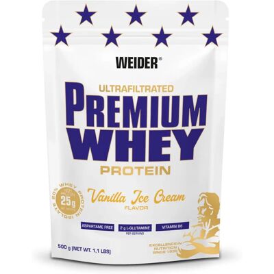 Weider Premium Whey Vanilla Ice Cream - Protein Powder Weider Premium Whey Vanilla Ice Cream - Protein Powder