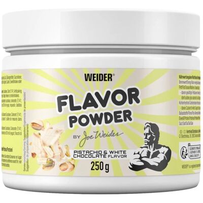Weider Brand Pistachio & White Chocolate Flavor Powder - 250g Weider Brand Pistachio & White Chocolate Flavor Powder - 250g