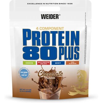 Weider Protein 80 Plus - Mehrkomponenten-Protein mit Schokolade Weider Protein 80 Plus - Mehrkomponenten-Protein mit Schokolade