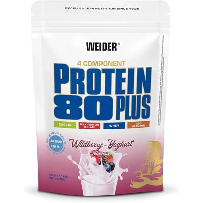 Weider Protein 80 Plus Waldfrucht-Joghurt - Pulver Weider Protein 80 Plus Waldfrucht-Joghurt - Pulver