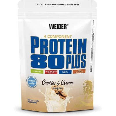Weider Protein 80 Plus - Cookies & Cream - Proteinpulver Weider Protein 80 Plus - Cookies & Cream - Proteinpulver